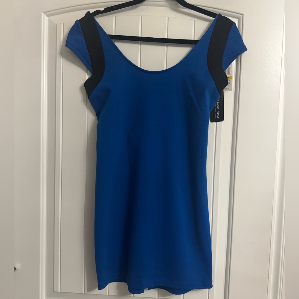Rampage blue bodycon dress‎ size medium